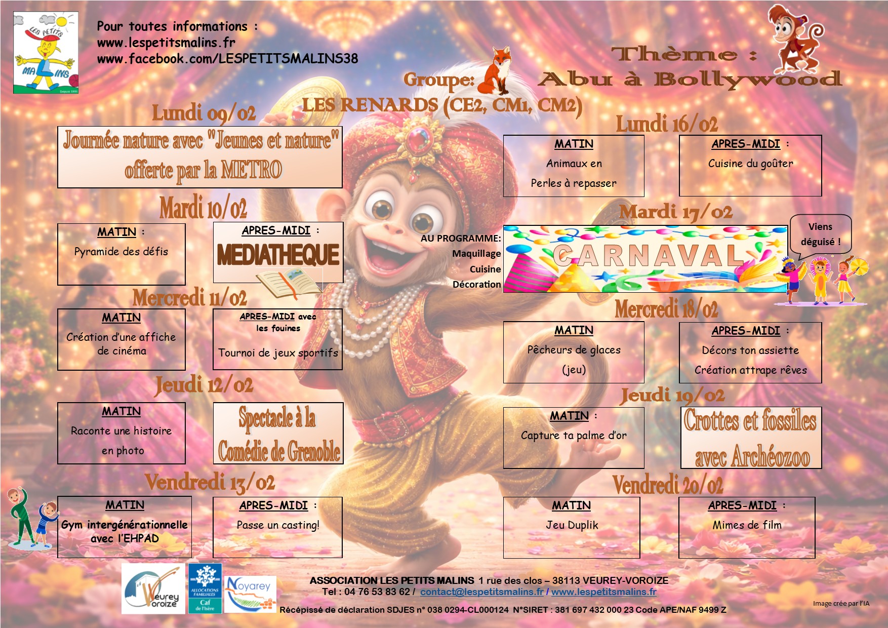 VACANCES hiver 2026 renards